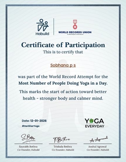 World Record - Most Number of People Doing Yoga in a Day
